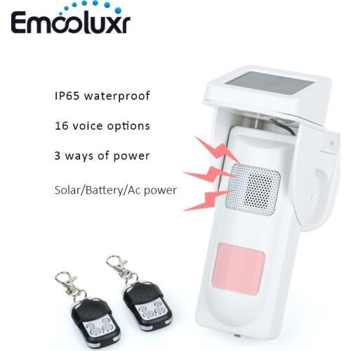 Remote Keyfob Arm Disarm On-site Outdoor Security Alarm System Waterproof Pet PIR Motion Sensor Siren Flash Alarm