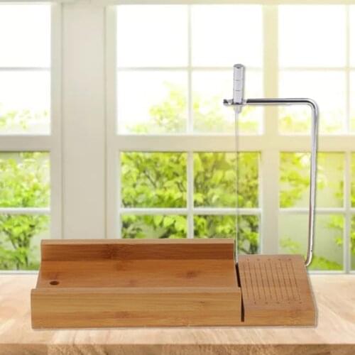 2021 New Wood Soap Cutter Mold Set Wire Soap Cutter Slicer for Handmade Candles Trimming DIY Cutting Making Tool Multi-function