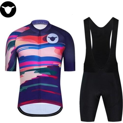 Sheep Cycling Clothing Men Cycling Set Bike Clothing Breathable Anti-UV Bicycle Wear/Short Sleeve Cycling Jersey Sets