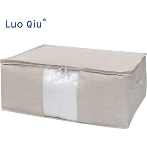 Clothing quilt Multipurpose bag luggage arrangement visible cotton bag with a reinforced knit handle on both sides of the bag