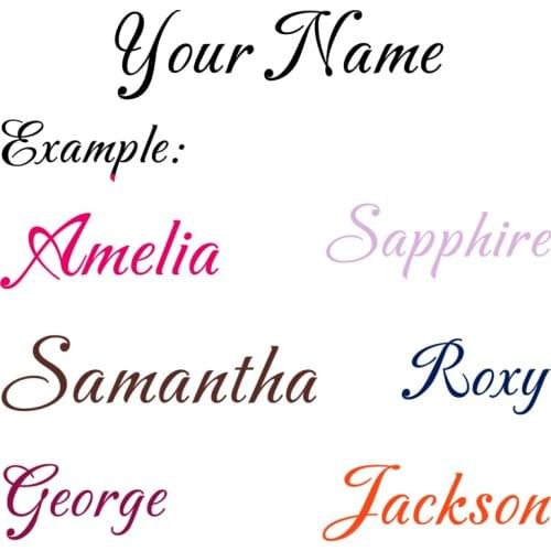 Custom Name Decal - Your Text Vinyl Sticker Personalized Lettering Car/Door Boys Girls Childrens Window Home Decor