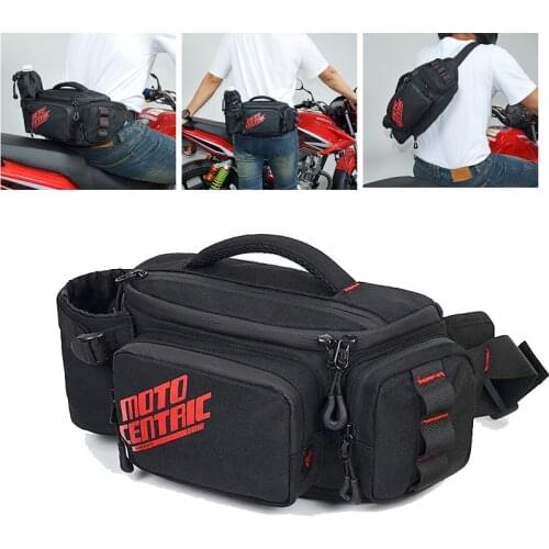 Motorcycle Motocross Waist Pack Bag Large Capacity Fanny Pack Women Male Belt Bum Bag for Outdoor Workout Running Cycling Kettle
