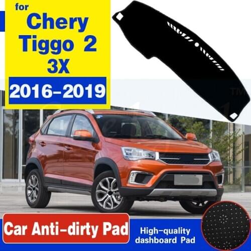 For Chery Tiggo 2 2016 2017 2018 2019 Anti-Slip Mat Dashboard Cover Sunshade Pad Dashmat Accessories Tiggo2 Tiggo 3x MVM X22 DR3
