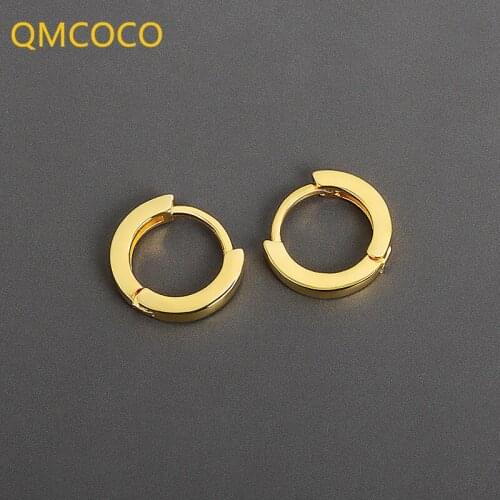 QMCOCO 925 Silver Earrings Trendy Retro Simple Hot Sexy Exquisite Woman Party Gife Used To Decorate Ear Region