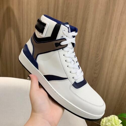 2021 Women Flat Couple Sneakers Mixed Color Lace Up Ladies Casual Shoes Genuine Leather High Quality Luxury Zapatillas Mujer