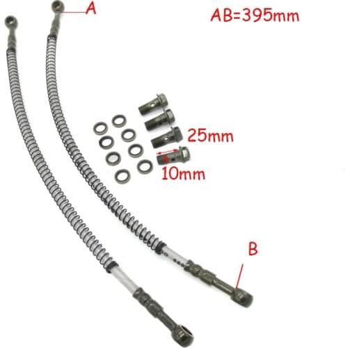 125cc 140cc 150cc 160cc dirt pit monkey bike atv quad accessories Modified motorcycle radiator oil hose pipe M10 screw