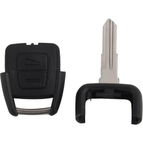 2 Button Remote Key Fob + Blank Blade Fits Vauxhall OPEL Astra Zafira