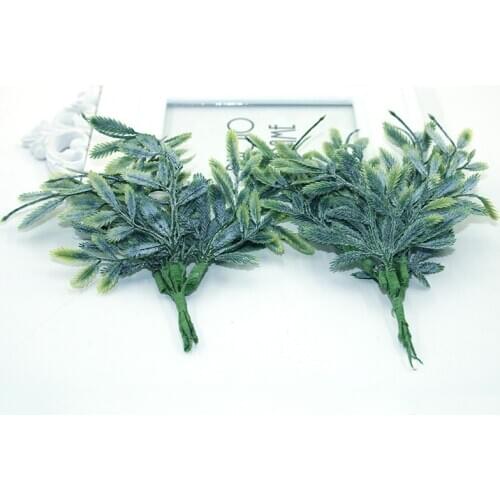 6PCS artificial willow tree bouquet fake leaves for family Christmas wedding decoration party willow artificial leaf plant garla