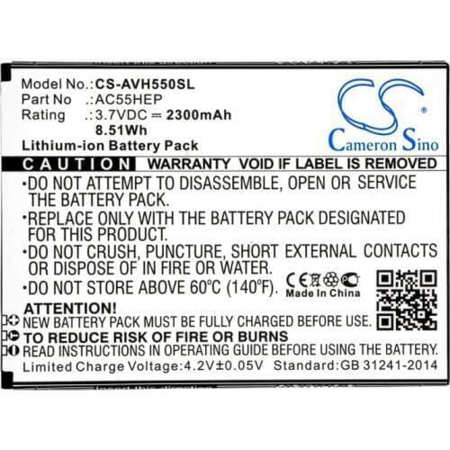 Cameron Sino 2300mAh battery for ARCHOS A55 Helium AC55HEP BSF20 Mobile, SmartPhone Battery