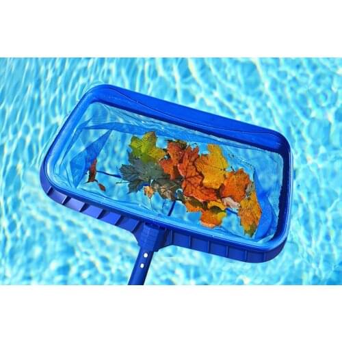 Household Practical Heavy Duty Leaf Rake Mesh Frame Net Skimmer Cleaner Swimming Pool Spa Tool Pool Cleaning Tools Summer L*5
