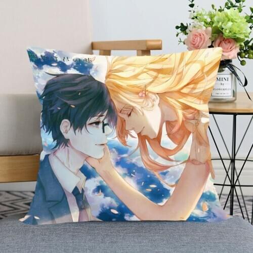 Your Lie in April Pillowcase Wedding Decorative Pillow Cover New Arrival Custom Gift For (one Sides) Printed Pillow Cases