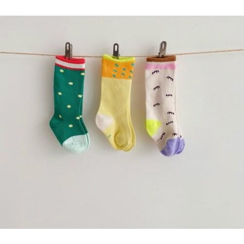 6 Pairs/lot Autumn Winter New Cotton Baby Socks Cartoon Soft Children Socks for Children Boy Girl Gifts