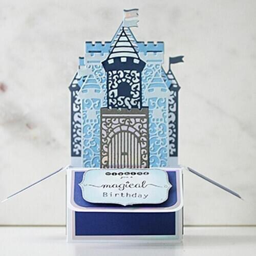 YPP CRAFT Castle Metal Cutting Dies for Scrapbooking/photo album Decorative Embossing Paper Card