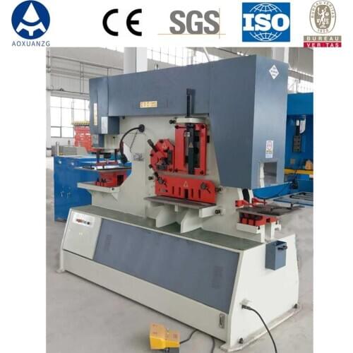 Q35y-40 Metal Steel Multi-Function Ironworker Machine Hydraulic Metal Worker