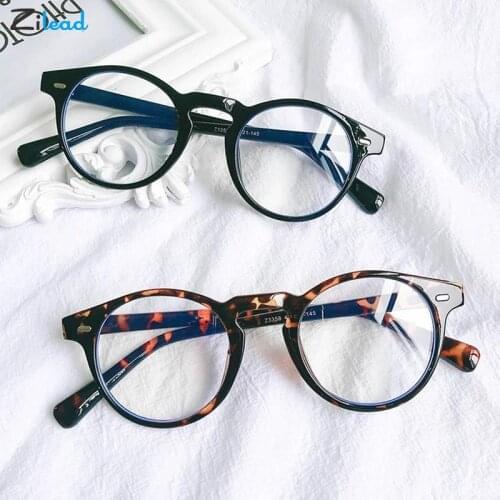Zilead Computer Goggle Women Men Anti Blue Rays Spectacle Frames Anti Glare Eyeglasses Frame Female Round Clear Lens Glasses