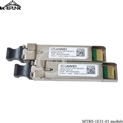 1Pair Hua Wei 10G 10km LC Connector GBIC Single Mode Duplex Fiber SFP+ Module WDM/BIDI 10G 10KM A/B 1270/1330nm High Quality