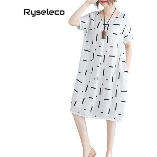 Прямые летние платья Ryseleco China At AliExpress