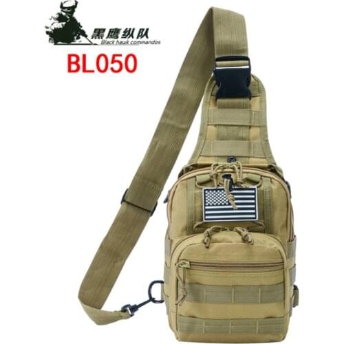 Military fan bag waterproof outdoor tourism mountaineering bicycle bag tactical sports bag leisure Oxford cloth bag men