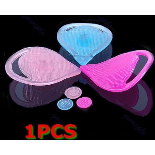 10pcs/lot Blackhead Remover Facial Cleansing Pad Silicon Brush Non-electric Facial Cleansing Brush