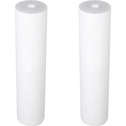 2Pcs/Set PP Cotton Filter Water Filter Purifier Filter 20 inchX 4.5 inch Polypropylene Sediment Water Filter Cartridge