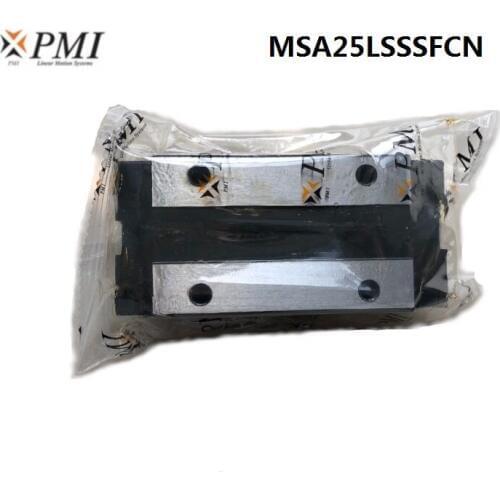 4pcs Original Taiwan PMI MSA25LS-N MSA25LSSSFCN linear guideway slide block Carriage for CO2 laser machine MSA25LS