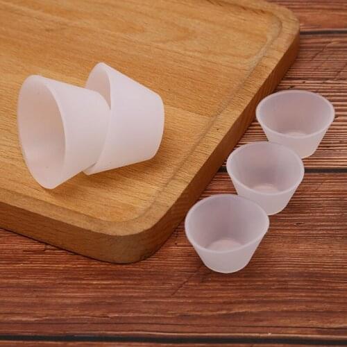 5Pcs Silicone Distribution Cup Resin Glue Tools Distribution Cup Crystal Scale Jewelry Tools Resin Jewelry Molds