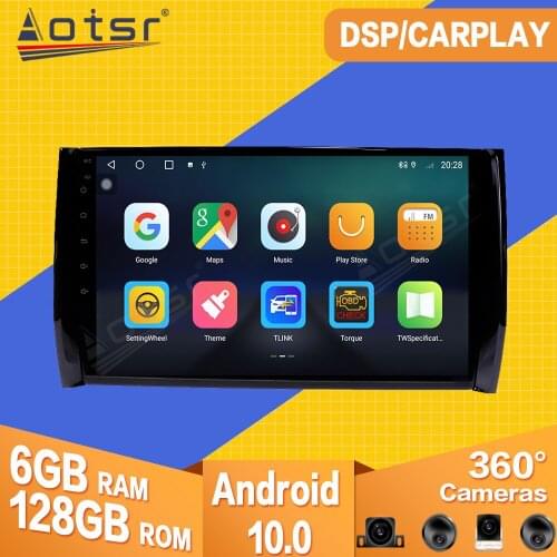 6+128G For SKODA KODIAQ 2017 2018 Android Car Tape Radio Recorder Multimedia Player Stereo GPS Navi Video PX6 Head Unit No 2 din