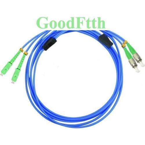 Armoured armored Patch Cord SC-FC APC FC/APC-SC/APC SM Duplex GoodFtth 1-15m