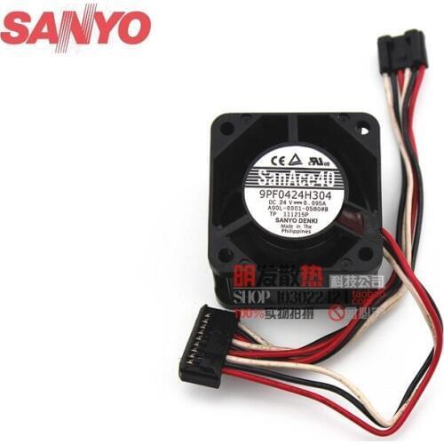 For Sanyo 9PF0424H304 Original A90L-0001-0580 # A DC24V 4cm fan original plug