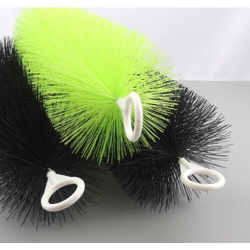10pcs 300/400mm 1.6 Core 304 Stainless Steel Brush Filter Environmental Aquatic Pet Aquarium Filter Fish Tank Clean Tools Brush