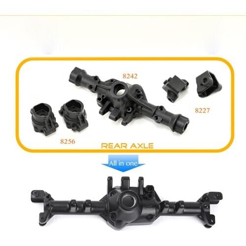 G2 Front & Rear Axle for 1/10 Traxxas TRX4 Defender Blazer G500 RC Crawler Car Parts Accessories Casting Complete Edition