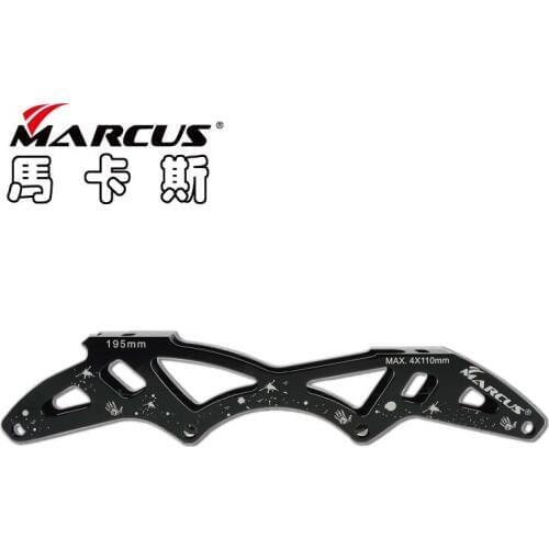 HOOMORE MARCUS 195mm Mounting Distance Inline Speed Skates Frame for 110mm Wheel Track Racing 4 Wheels Skating Base for CITYRUN