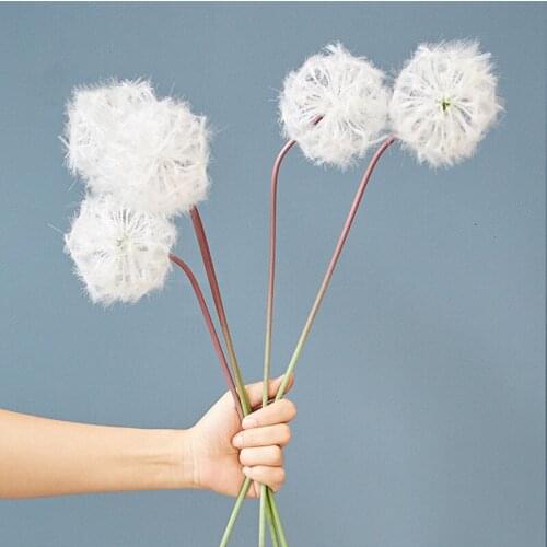 Fake flower Artificial flower Dandelion Home Decoration artificial flowers garden wedding party decoration Valentines Day