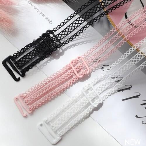 Bra Lace Shoulder Straps Underwear Invisible Elastic Shoulder Straps Adjustable Shoulders Underwear Bra Accessories