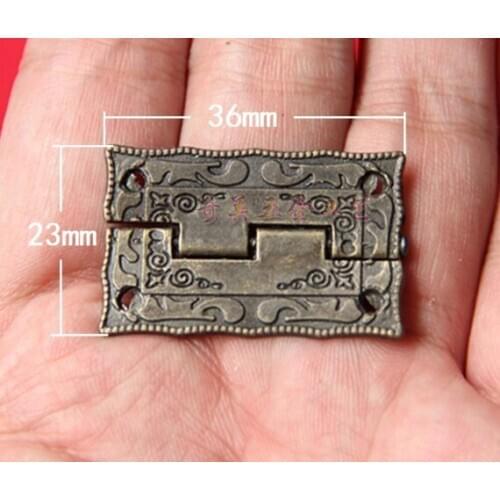 Hardware supplies Inside 180 degree plane antique small hinge hardware accessories gift box wooden box special hinges
