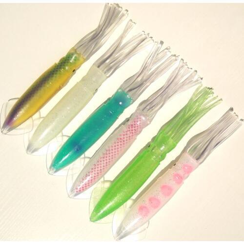 10pcs 23cm/67g Octopus soft fishing lure Game Fishing lure Trolling fishing lure Big Game Marlin Tuna Pakula game fishing lure