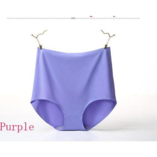 KJA307 Womens Underwear Ice Silk Intimates 3D High Waist Female Underpants Sexy Lingerie Panties Large Size briefs for women