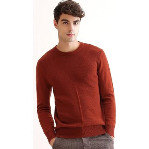 ZHILI 2018 New Autumn Winter O-Neck Pure Color Cashmere Sweater