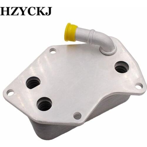 New Aluminum Engine Oil Cooler 07K117021C 07K117021B Fit For VW Golf Passat