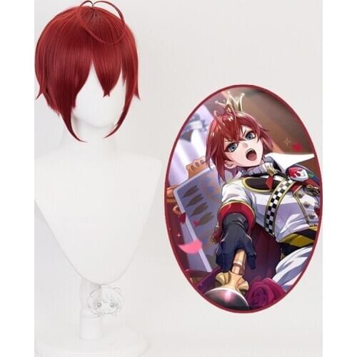 Twisted Wonderland Wig Riddle Rosehearts Wig Red Queen Cosplay Hair Purple Alice Synthetic Halloween Men Women Unisex Role Play