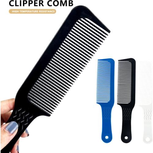 Barber 3D Waver Teeth Hair Clipper Comb Wave Tooth Design Hair Cutting Anti Slide Handle Comb for Man Professional Salon Tool