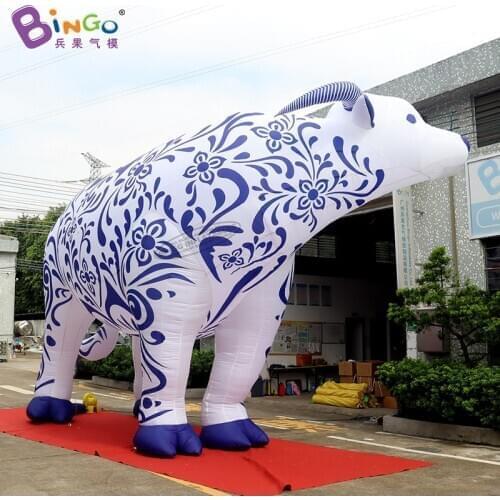 Personalized 7.9x4.6x5.5 Meters All-printed Inflatable Giant Cow for Decoration Toys BG-C0467