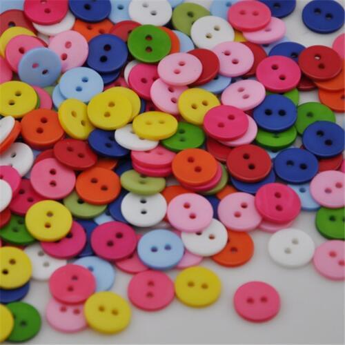 50/100pcs Plastic Buttons/craft/Sewing 2 holes Kids DIY access lots PT93