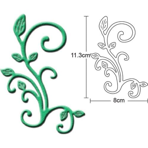 Craft dies Leaf Vine Edge Border metal cutting dies Stencils Dies DIY dies Scrapbooking Decorative Embossing die cut Card Making