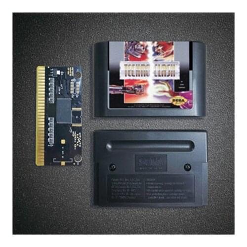Techno Clash - 16 Bit MD Game Card for Sega Megadrive Genesis Video Game Console Cartridge