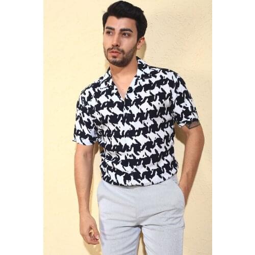 Hilti 235711 Slim Fit Pattern Male Shirt