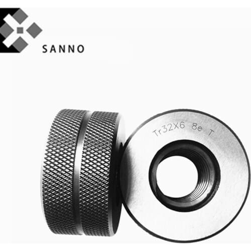 Tr36x6 Tr38x7 Tr40x7 7E 8E LH thread ring gauge measuring go nogo trapezoidal screw thread ring gages