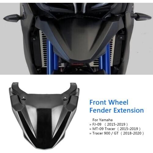 Front Wheel Fender Beak Nose Cone Extension Cover Extender Cowl For Yamaha MT-09 MT09 Tracer FJ-09 Tracer 900 GT 2015 - 2020