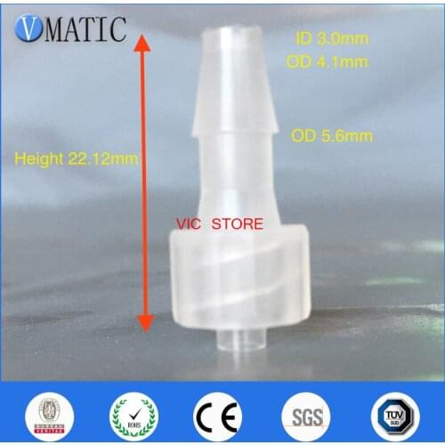 High Quality 10Pcs/Lot 5/32 Inch-Barb Male Luer Tapered Fitting (Polyprop) Luer Lock Tapered Connector