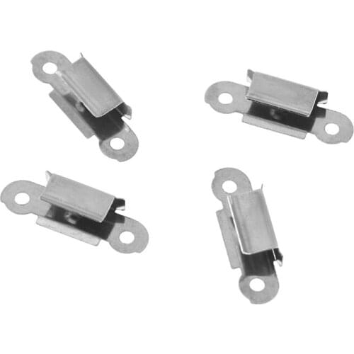 4pcs Stainless Steel Glass Heated Bed Clip Clamp 3D Printer Parts Heatbed Clip For Ultimaker Ender3 Build Platform Retainer